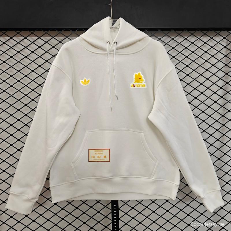 25/26 أديداس × أديداس روما هودي بشعار مطرز بشعار ريترو 9 ألوان