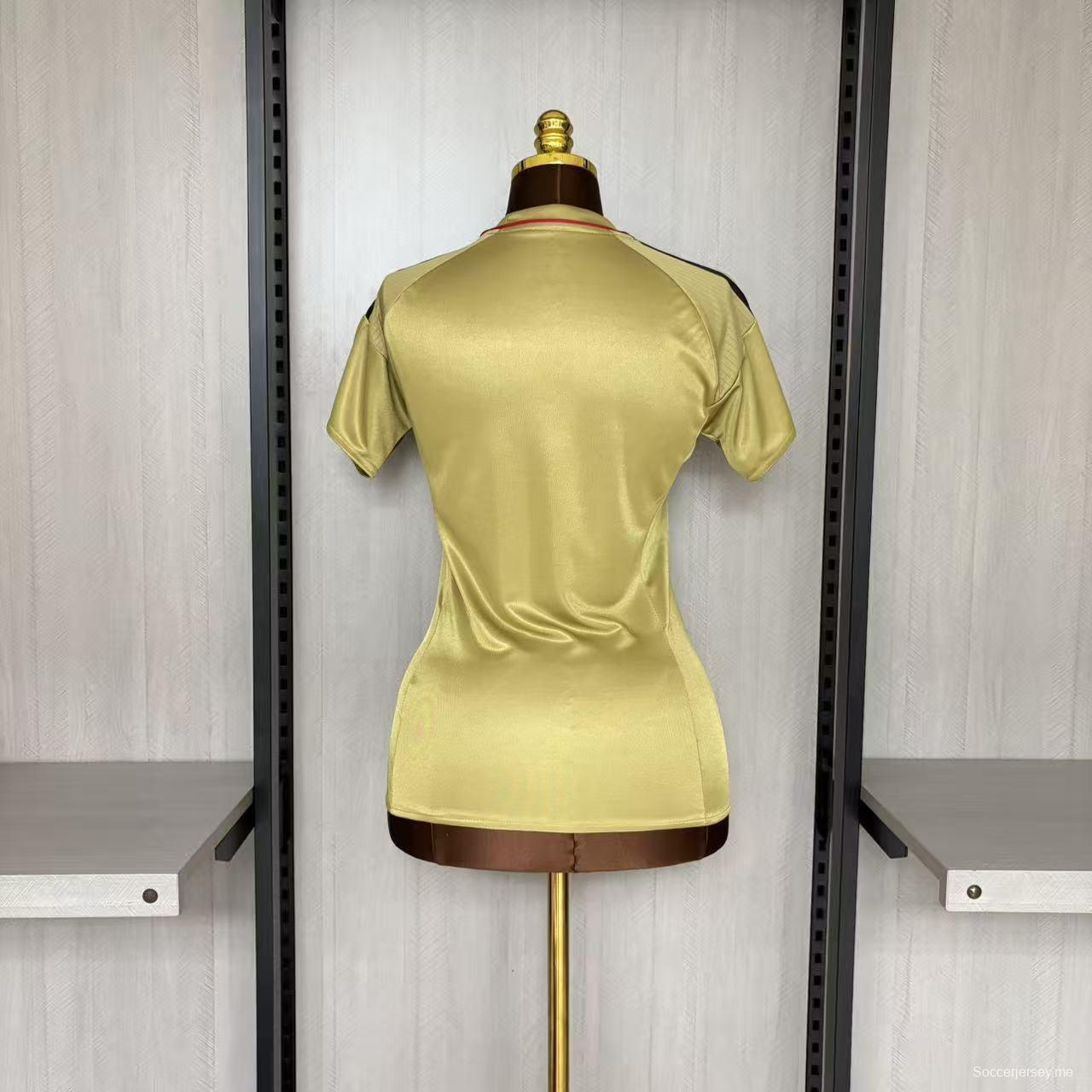 قميص ريسيفي الرياضي النسائي ريسيفي 2016 ريترو ريسيفي الرياضي الذهبي