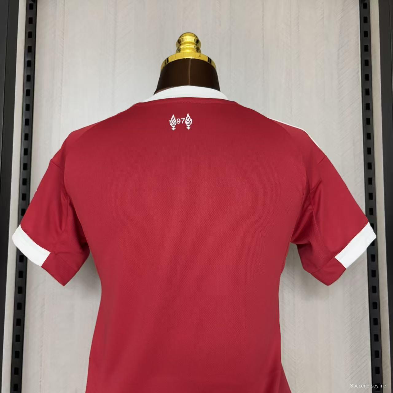 25/26 سيدات ليفربول للسيدات قميص المنزل ليفربول هوم جيرسي