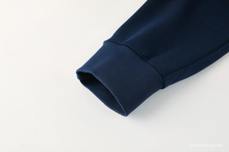 25/26 نابولي أزرق سماوي أزرق سحاب كامل سترة رياضية + بنطلون طويل