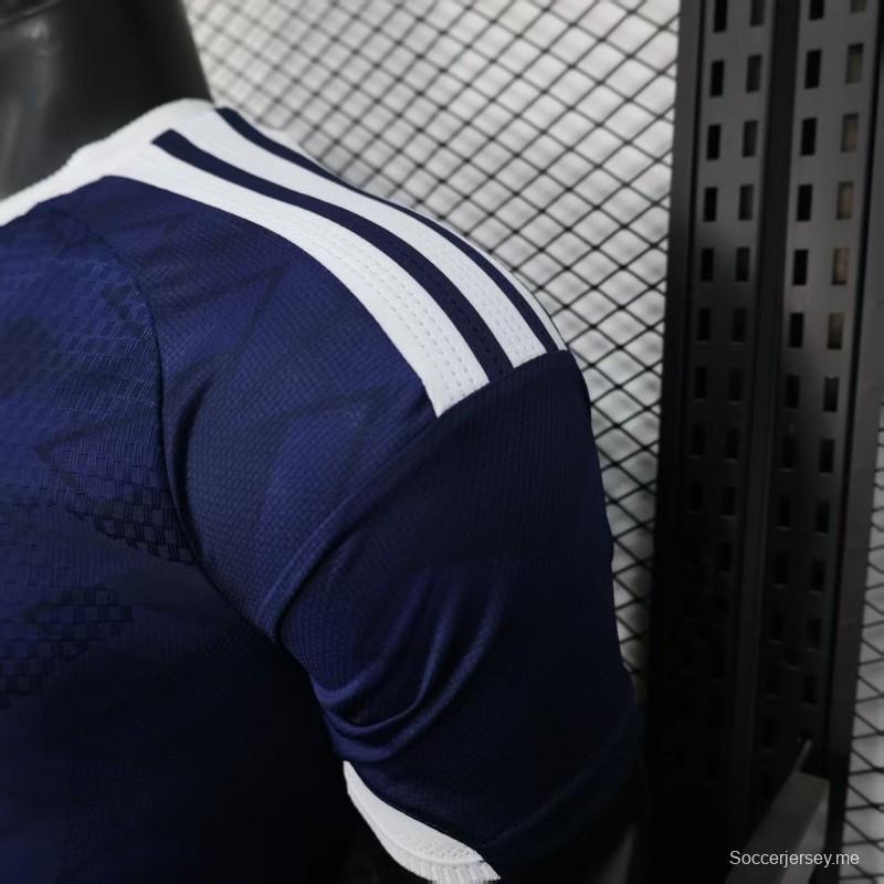 2026 نسخة اللاعب 2026 قميص اسكتلندا بلون أزرق داكن اللون الأزرق الداكن