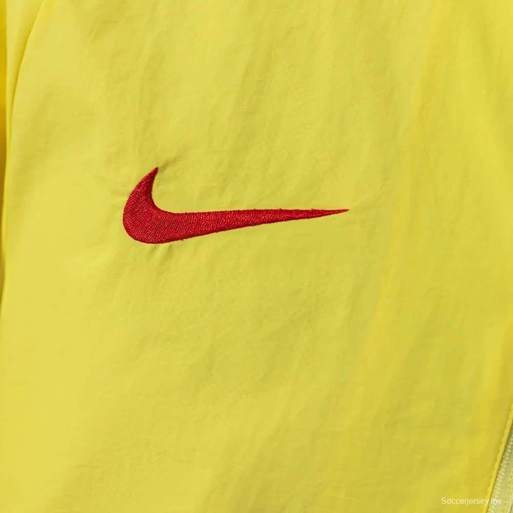 2026 سترة واقية من الرياح باللون الأصفر من نادي أمريكا