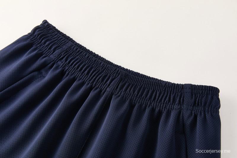 2026 NIKE سترة زرقاء بسحاب كامل + بنطال طويل