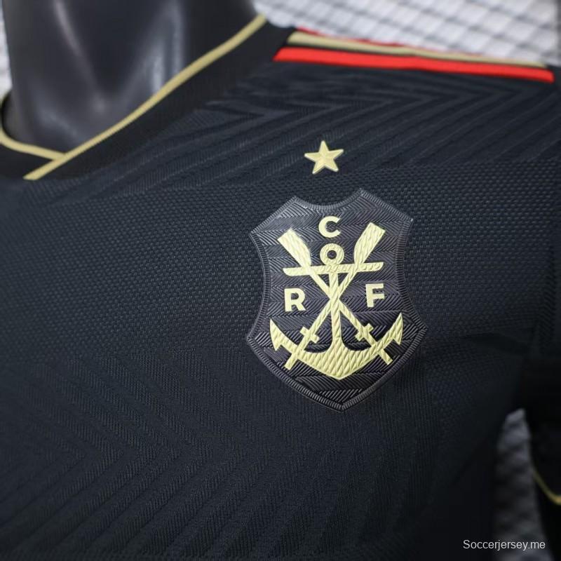 25/26 نسخة اللاعبين قميص فلامنغو الأسود للعب خارج أرضه