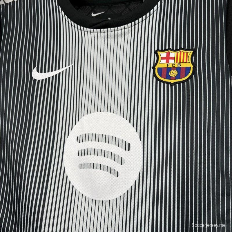 2025/26 طقم حارس مرمى برشلونة للأطفال