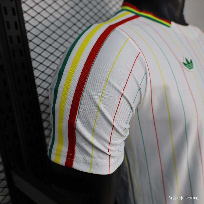قميص اللاعب رقم 2026 للمنتخب السنغالي، طراز "White Terrace Icons" باللون الأبيض