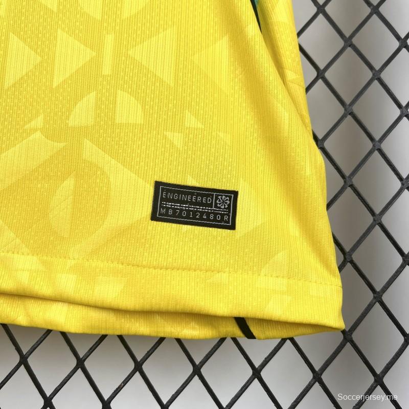 قميص المنتخب البرازيلي للسيدات في كأس العالم 2026 (قميص المباريات على أرضه)