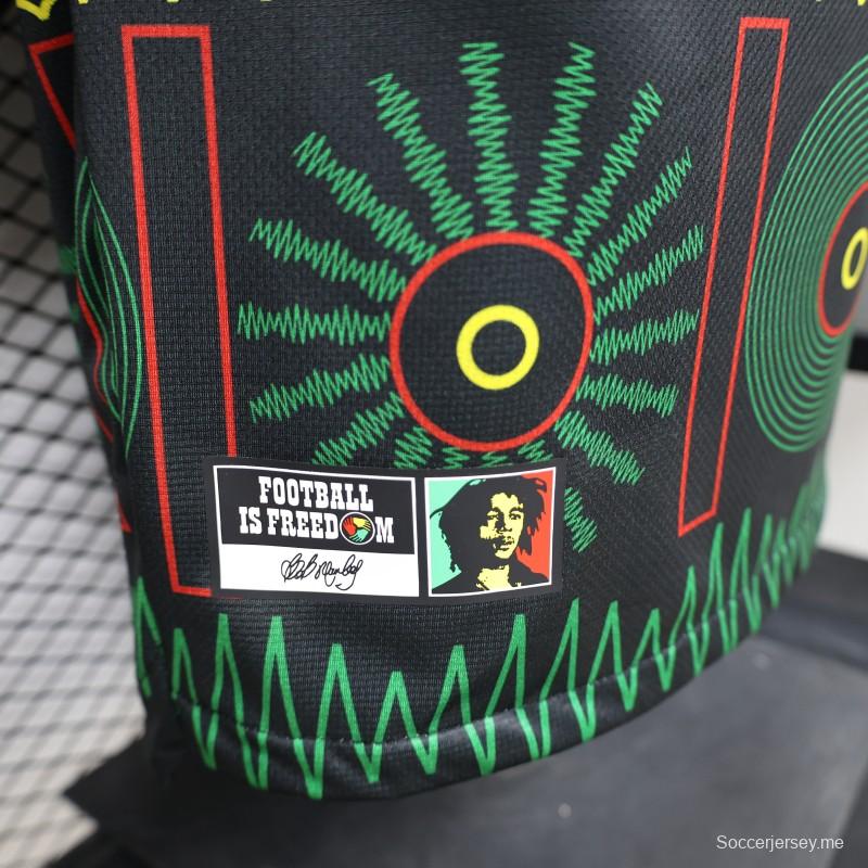 قميص اللاعب الإصدار 2026، جامايكا، رمادي داكن، الإصدار الخاص بثقافة موسيقى الريغي