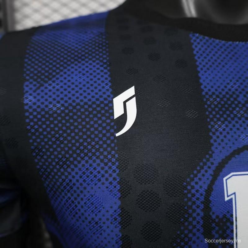 قميص اللاعب الإصدار 2026، طراز "الأرجنتين الأسود والأزرق" (الإصدار الخاص)