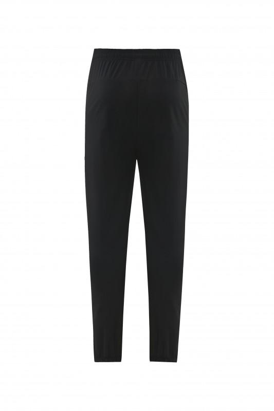 26/27 طقم رياضي من تشيلسي باللون الأسود مع سترة بغطاء رأس وسحاب كامل + بنطال طويل