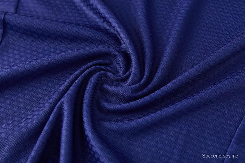 26/27 اليابان  أزرق  قميص بأكمام قصيرة + شورت كرة قدم