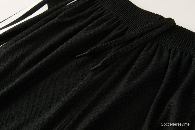 26/27  ريال مدريد أسود × مارفل  قميص بأكمام قصيرة + شورت كرة قدم