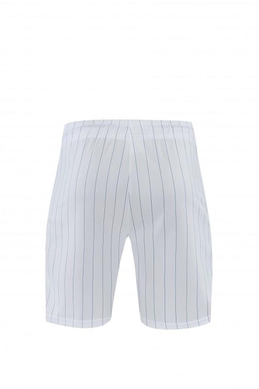 26/27 تشيلسي FC  أزرق  مخطط بأكمام قصيرة + شورت كرة قدم أبيض