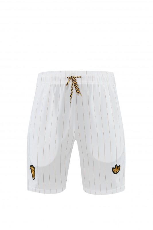 26/27 مانشستر يونايتد - قميص أبيض بأكمام قصيرة + شورت كرة قدم