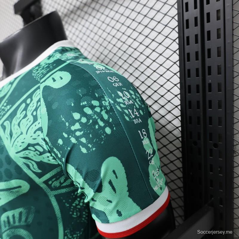 قميص اللاعب الإصدار 2026 المكسيك الأخضر الداكن - إصدار خاص