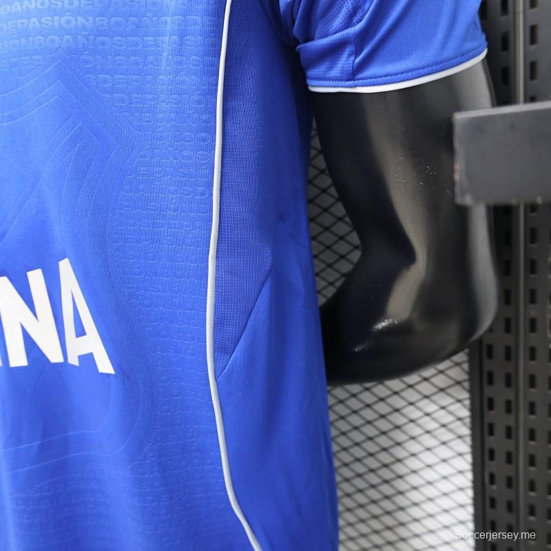إصدار اللاعب 26/27  ميوناريوس إف سي الأزرق الملكي  قميص المباراة على أرض الفريق