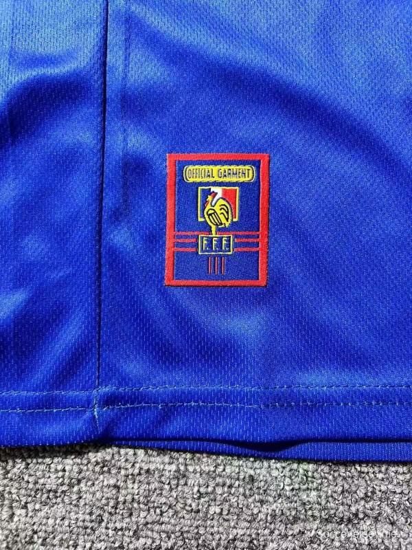 قميص ريترو للأطفال 1998 المنتخب الفرنسي بأكمام طويلة