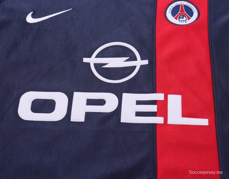 قميص باريس سان جيرمان (PSG) الرئيسي للموسم 2001/2002