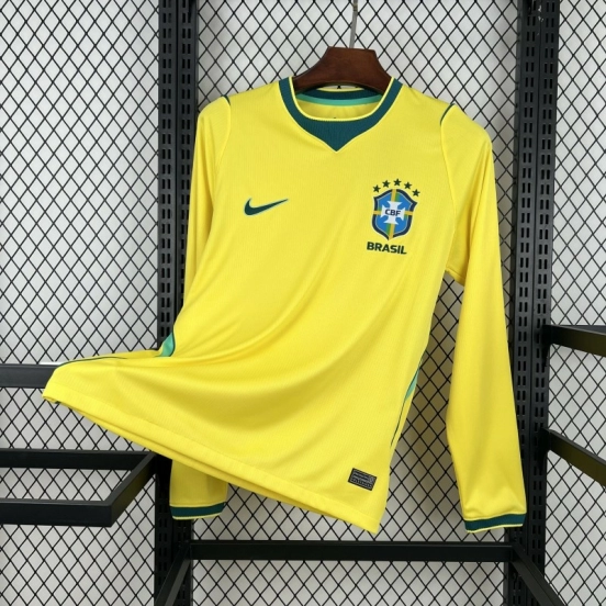 قميص كأس العالم 2026 للرجال - البرازيل - ذو الأكمام الطويلة