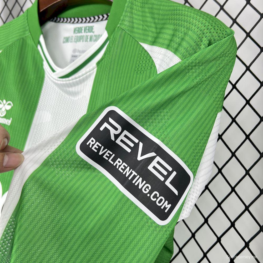 2025/26 قميص بأكمام طويلة الأكمام للرجال لريال بيتيس