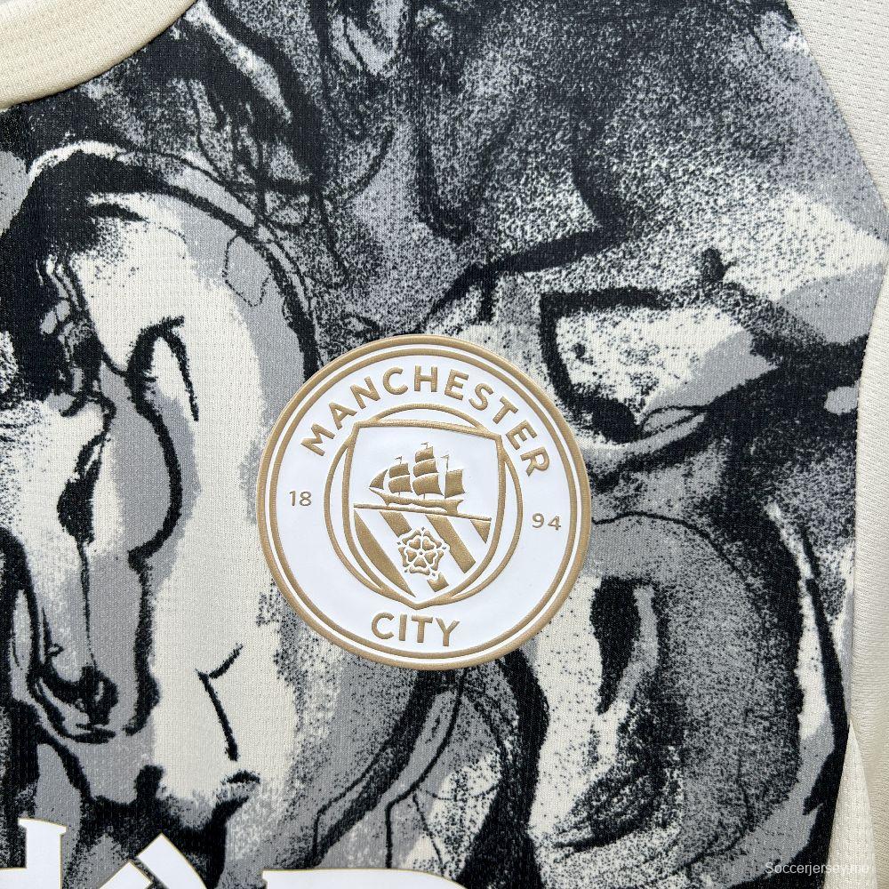 2025/26 قميص عام الحصان لمانشستر سيتي للرجال إصدار خاص من مانشستر سيتي