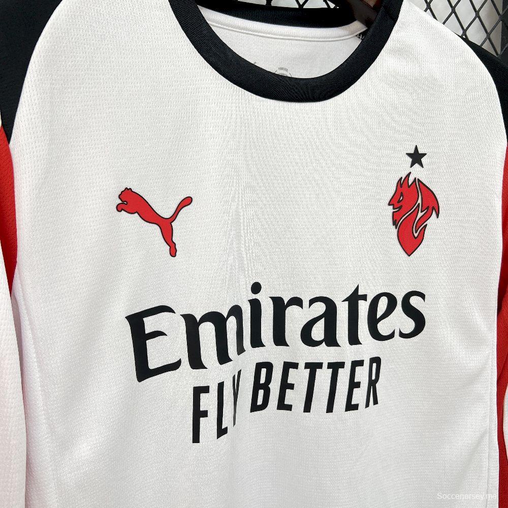 2025/26 قميص رجالي بأكمام طويلة للرجال من ميلانو ميلان اسي ميلانو اوايي