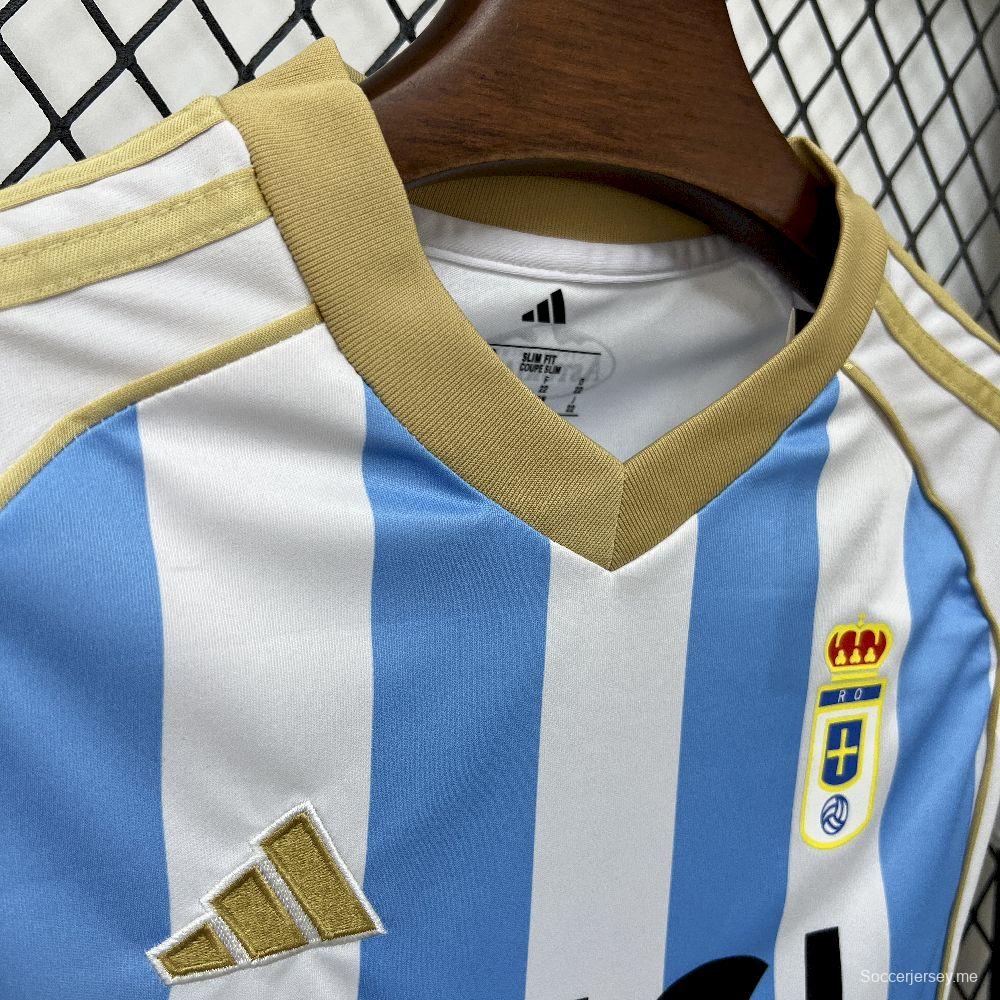 2025/26 طقم أوفييدو ريال أوفييدو الثالث للأطفال