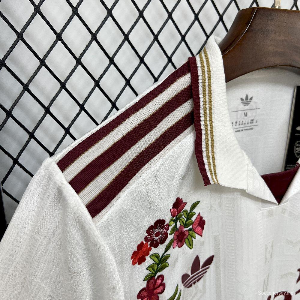 2025/26 نسخة اللاعبين 2025/26 قميص رجالي مطرز بتطريزات أرسنال الثالثة