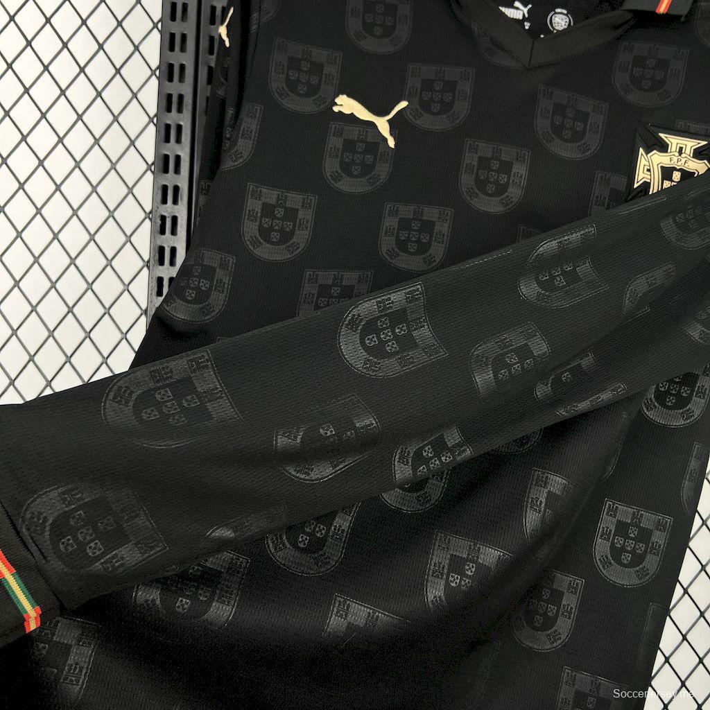 2026 قميص برتغالي رجالي بأكمام طويلة للرجال أوزيبيو خاص