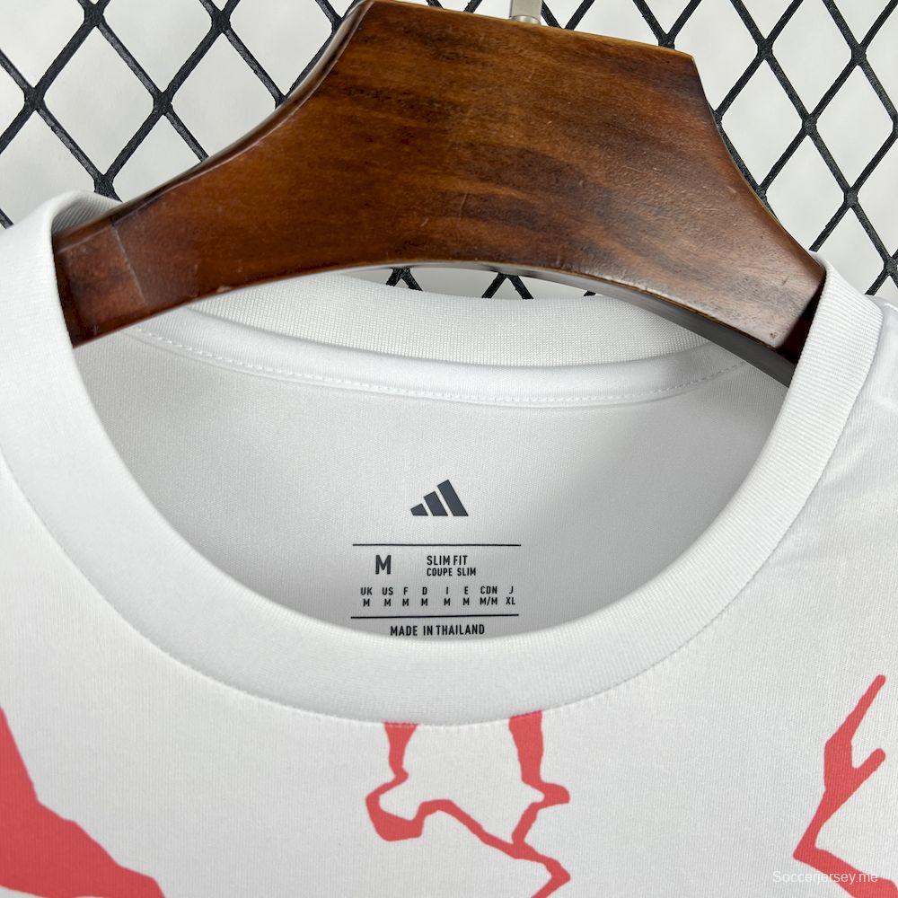 قميص ريال مدريد للرجال لموسم 2025/2026 قبل المباريات