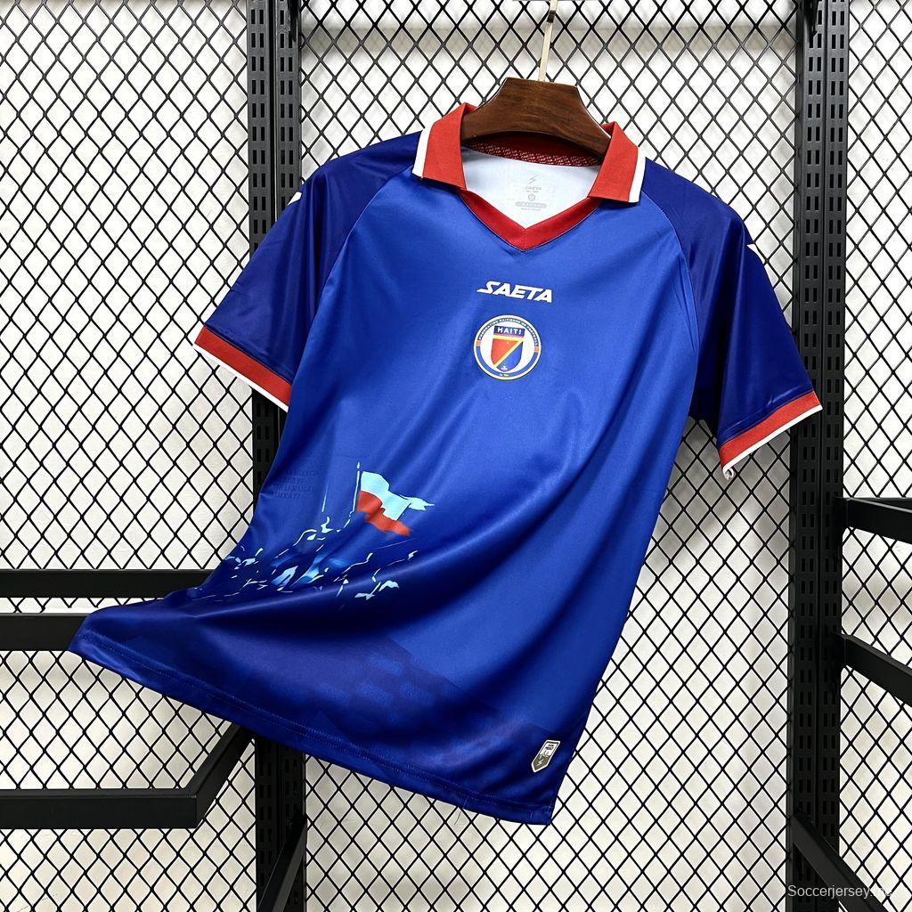 قميص هايتي الرجالي للمباريات على أرضه في كأس العالم 2026