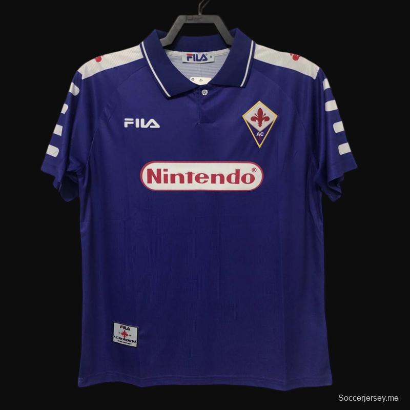 قميص فيورنتينا 98/99 ريترو 98/99 قميص فيورنتينا الأساسي
