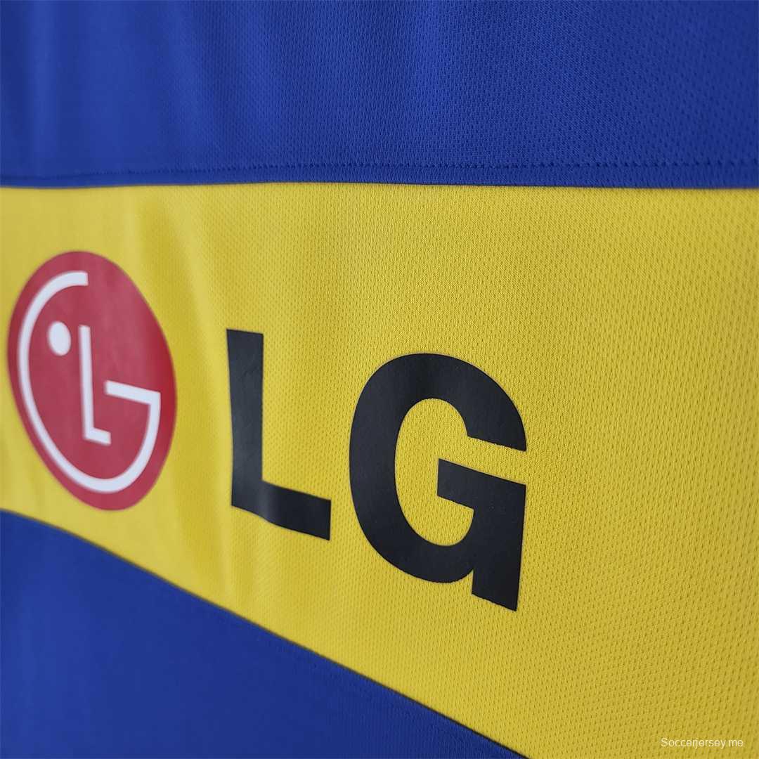 قميص بوكا جونيورز 11/12 ريترو 11/12 قميص المنزل
