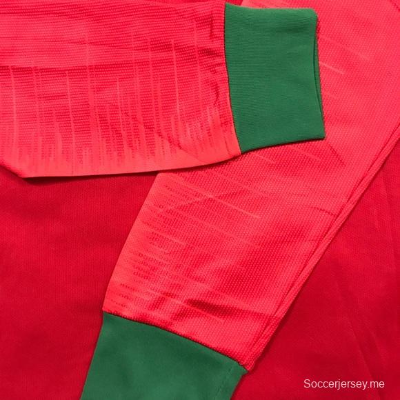 قميص ريترو 2018 البرتغال بأكمام طويلة أكمام طويلة للبرتغال
