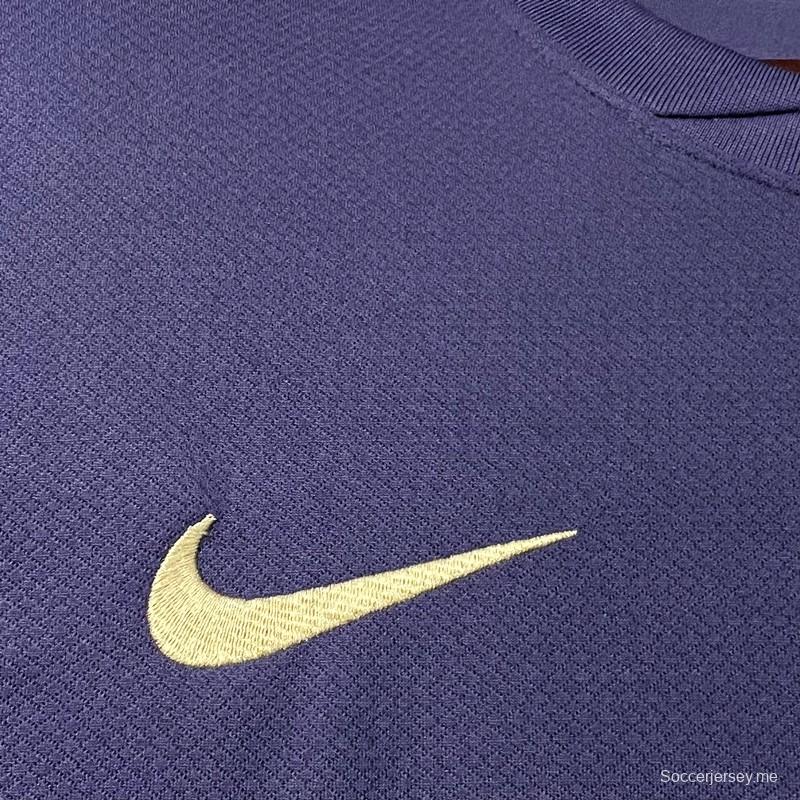 2024 إنجلترا 2024 قميص إنجلترا أزرق اللون الأزرق
