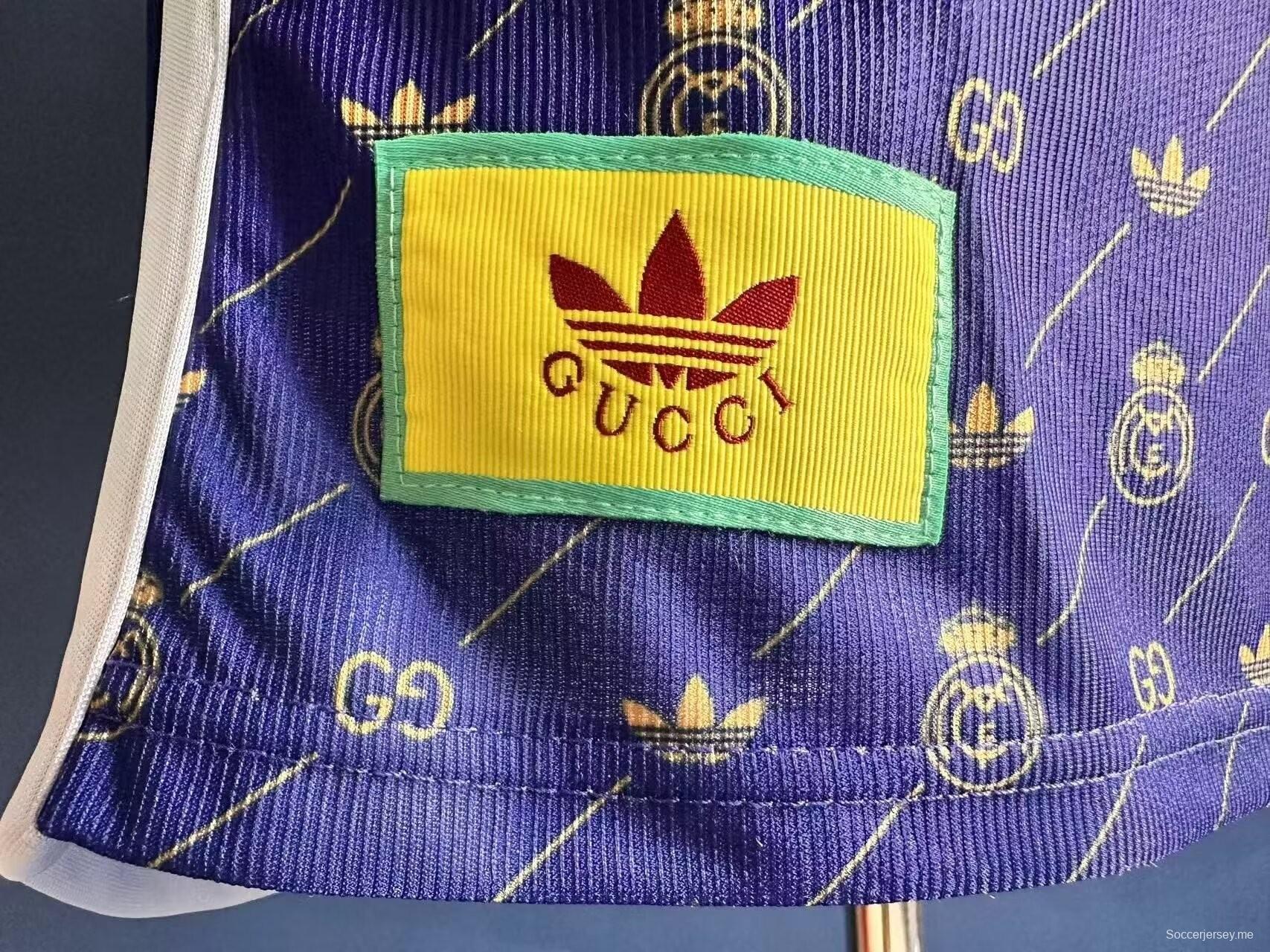 نسخة اللاعب 24/25 ريال مدريد × GUCCI قميص خاص بنفسجي خاص 24/25 ريال مدريد × GUCCI
