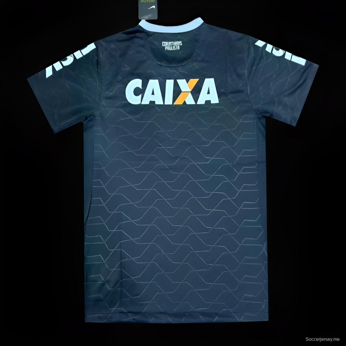 قميص ريترو 12/13 كورينثيانز آواي أسود اللون أسود اللون
