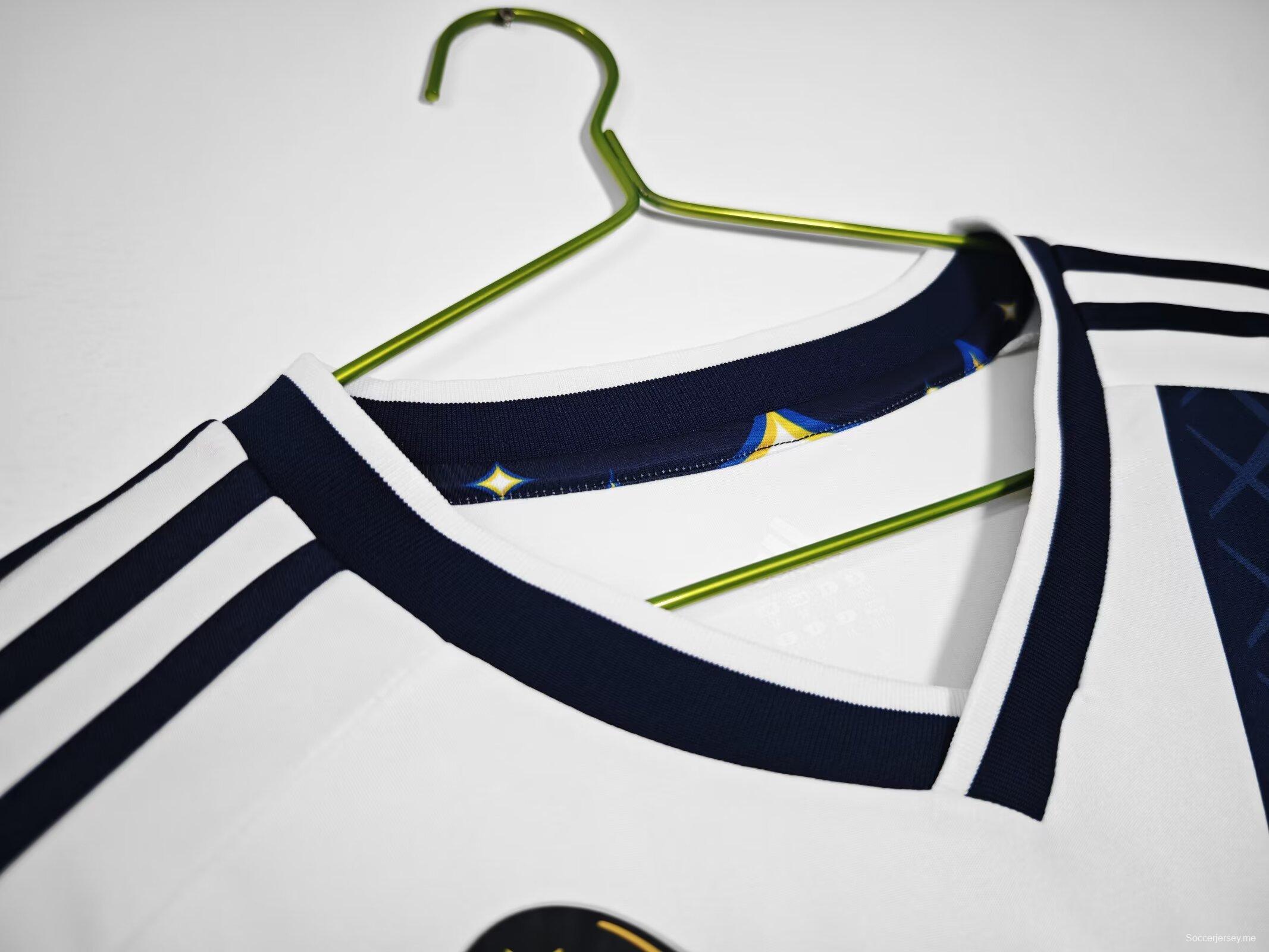 قميص ريترو 11-12 لا جالاكسي بأكمام طويلة أكمام طويلة
