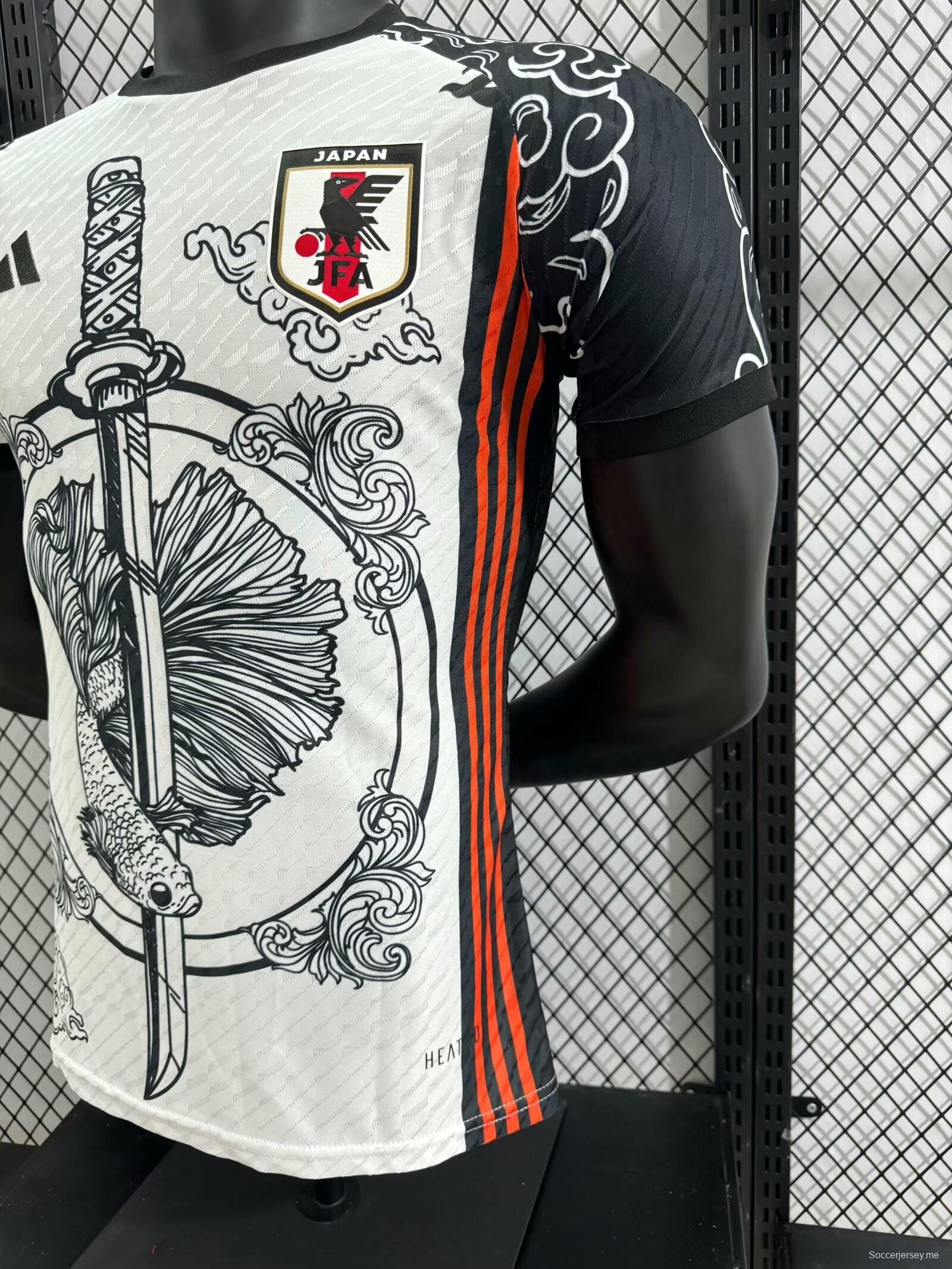 إصدار اللاعب 2024 قميص اليابان الأبيض الخاص 2024
