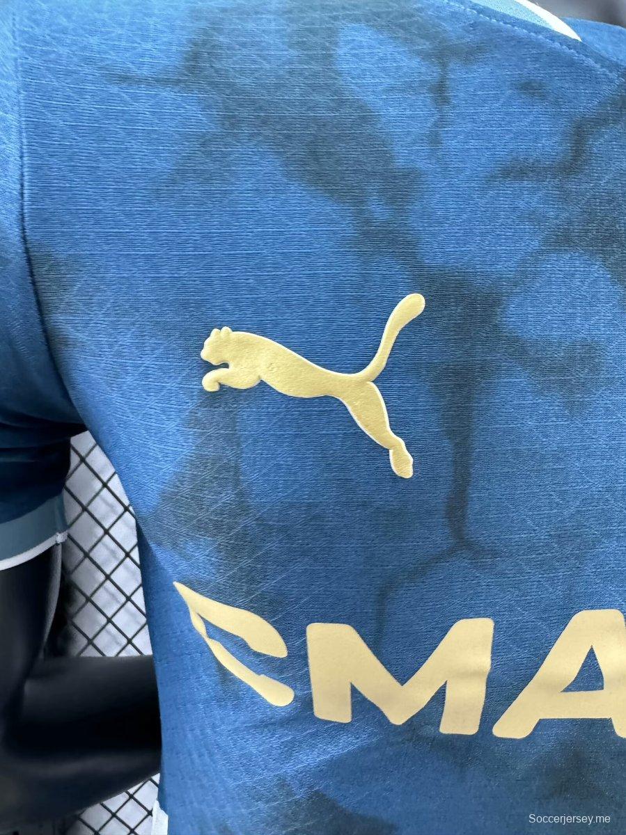 نسخة اللاعب 24/25 قميص أولمبيك مارسيليا 24/25 خارجي باللون الكحلي
