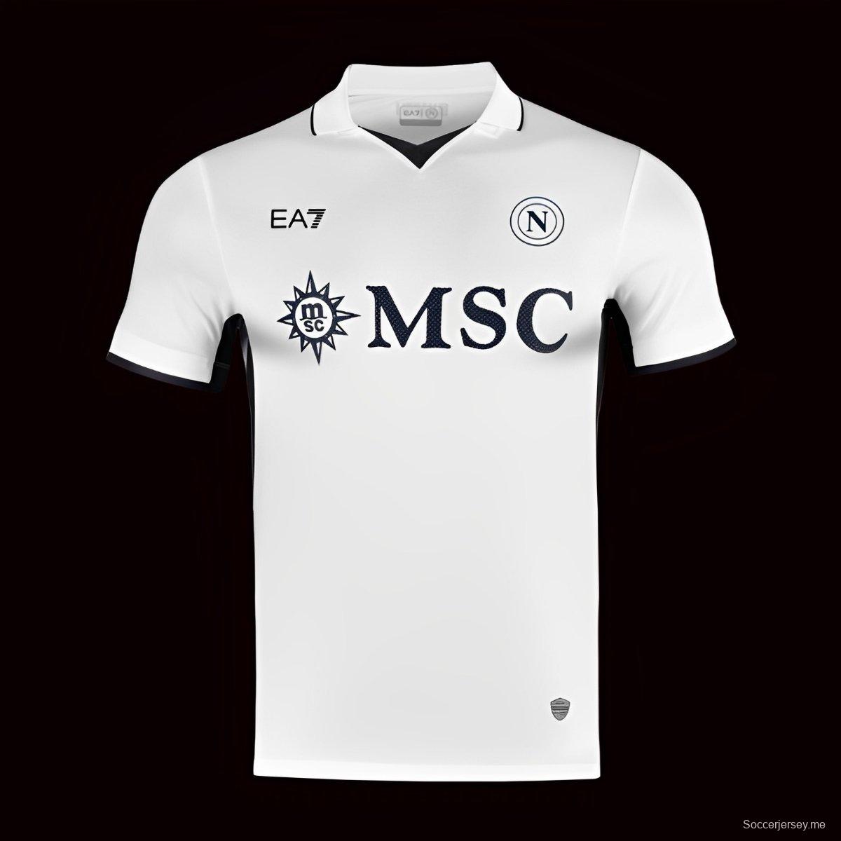 24/25 قميص أبيض خارجي من نابولي 24/25
