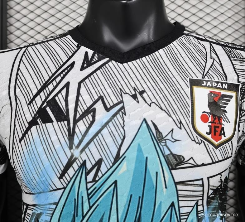 إصدار اللاعب 2024 قميص سايان أزرق سايان الياباني الخاص 2024
