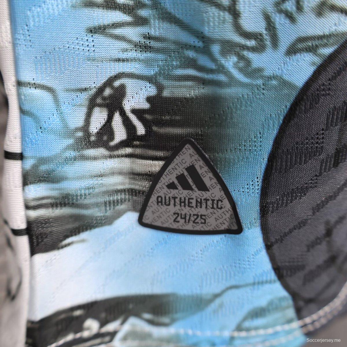 إصدار اللاعب 2024 قميص سايان أزرق سايان الياباني الخاص 2024
