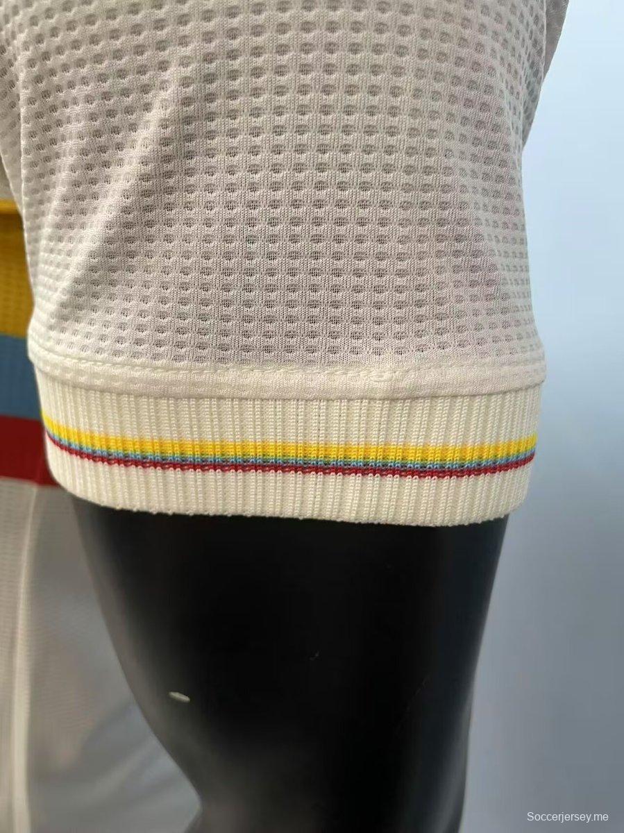 إصدار اللاعب 2024 قميص الذكرى السنوية ال12020 لكولومبيا الأبيض