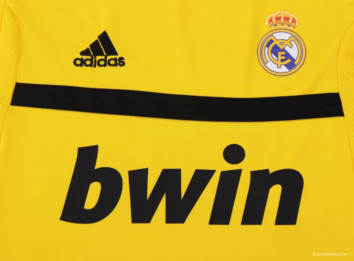 قميص ريترو 11/12 ريترو 11/12 حارس مرمى ريال مدريد الأصفر