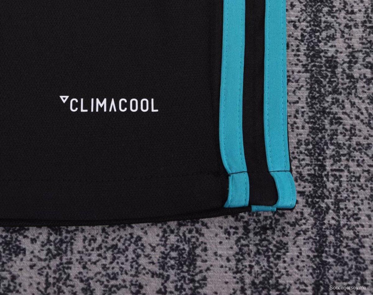 قميص ريترو كيدز 17/18 ريال مدريد اوايي أسود اللون أسود اللون