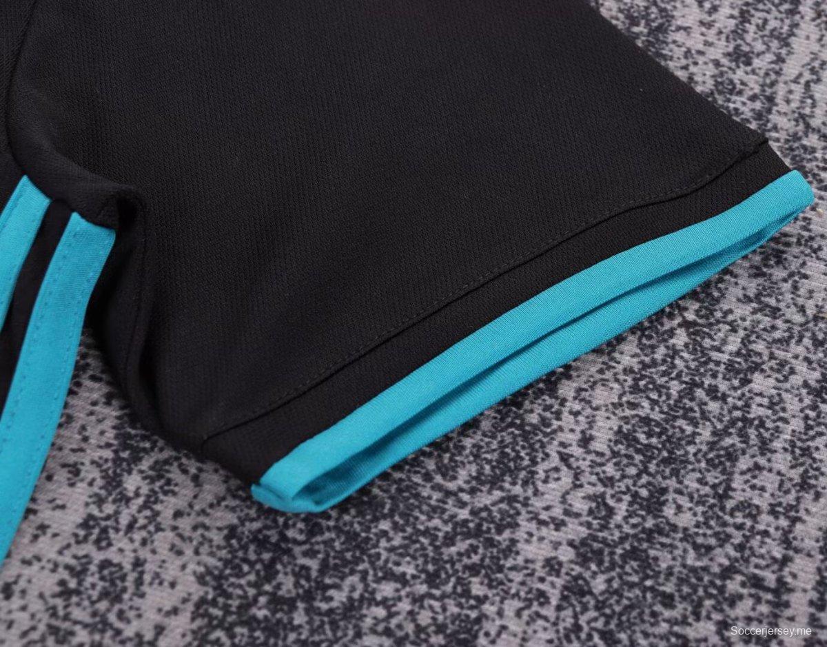 قميص ريترو كيدز 17/18 ريال مدريد اوايي أسود اللون أسود اللون