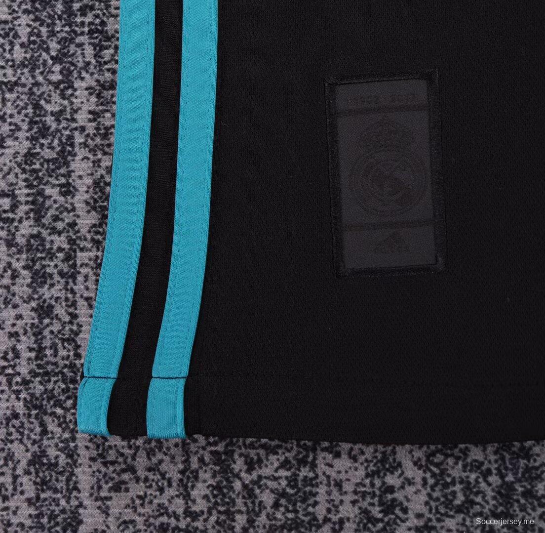 قميص ريترو كيدز 17/18 ريال مدريد اوايي أسود اللون أسود اللون