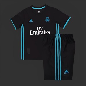 قميص ريترو كيدز 17/18 ريال مدريد اوايي أسود اللون أسود اللون