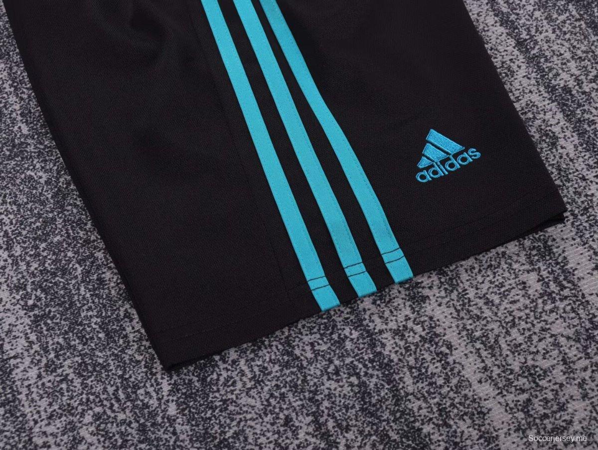 قميص ريترو كيدز 17/18 ريال مدريد اوايي أسود اللون أسود اللون